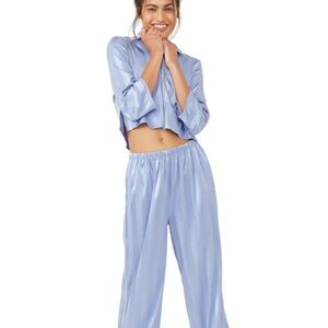 FREE PEOPLE PAJAMA PARTY SLEEP SET - HAZY BLUE
